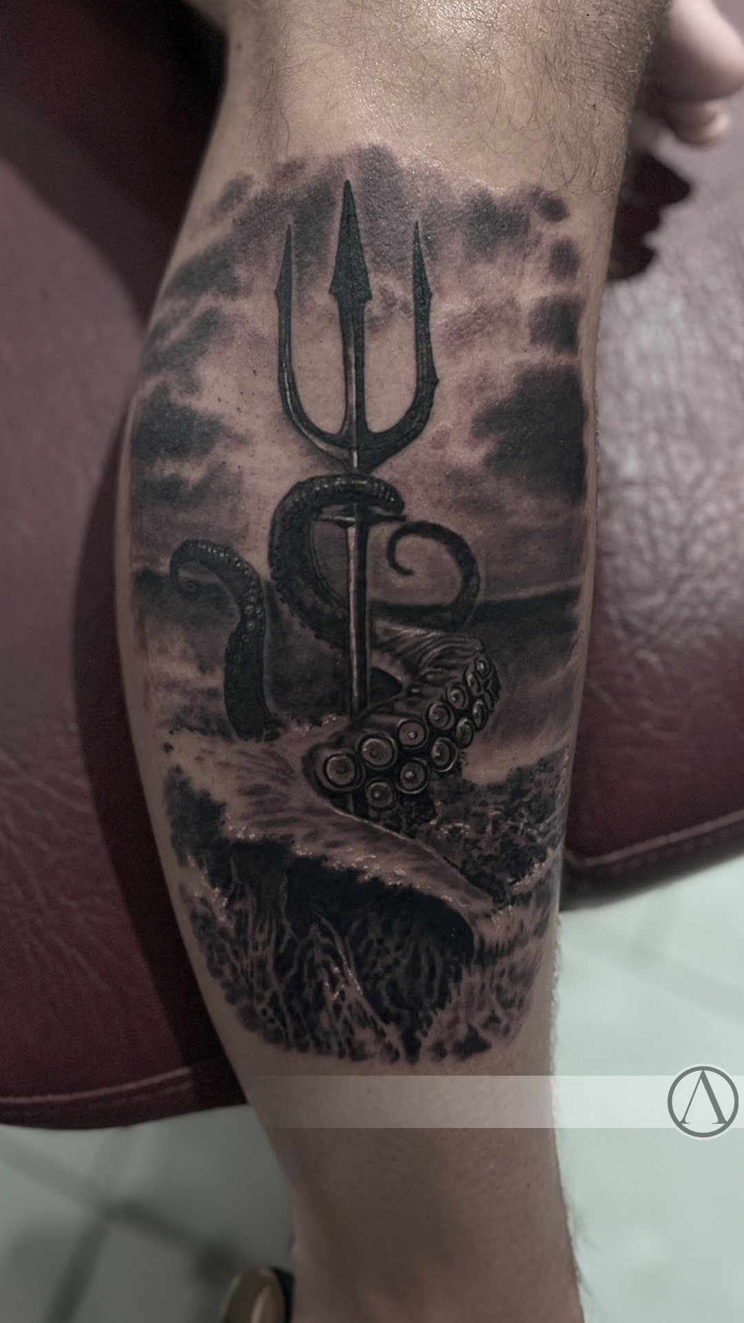 tattoo of Trident Shiva Trishul on Craiyon