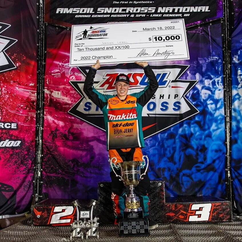 PAYDAY! @jordan_lebel_511 gets it done in the Dominator! Asking for a friend, how do you cash oversized checks? 
.

📸@ridex365mag 
@makitatools @skidoo @bajajerky @fvpparts @gmc @onxoffroad @drinkweird @speedwerxusa @ssidecals @caproskis @studboytra