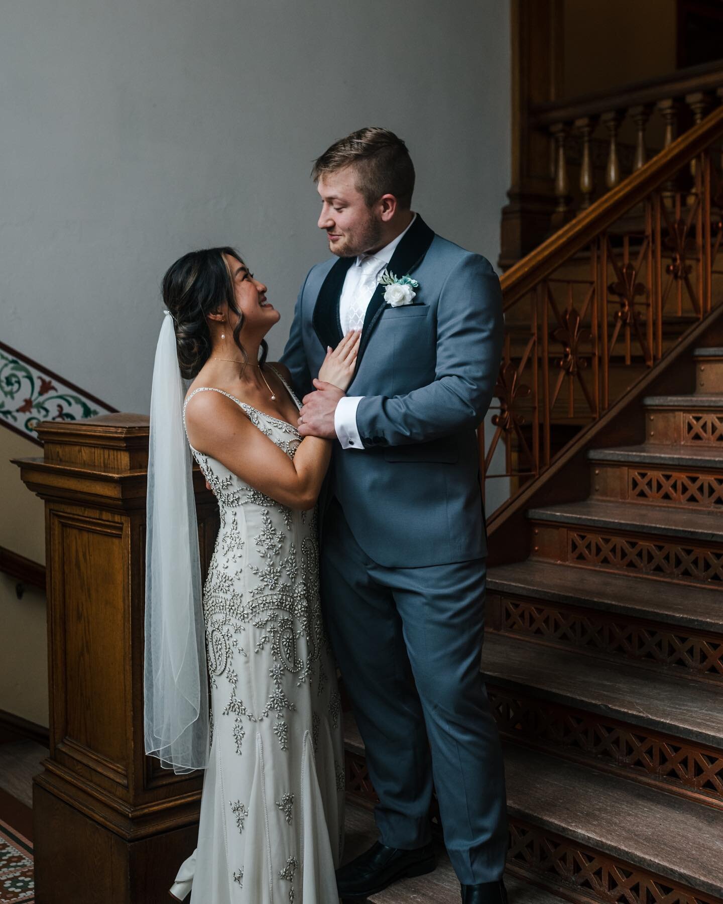 Absolutely fell in love with Matt and Amanda&rsquo;s courthouse wedding yesterday! Had to get a few of my favorites edited to show how stunning these two are at such a fun and unique location (1) Manda&rsquo;s uncle is the judge at this courthouse an