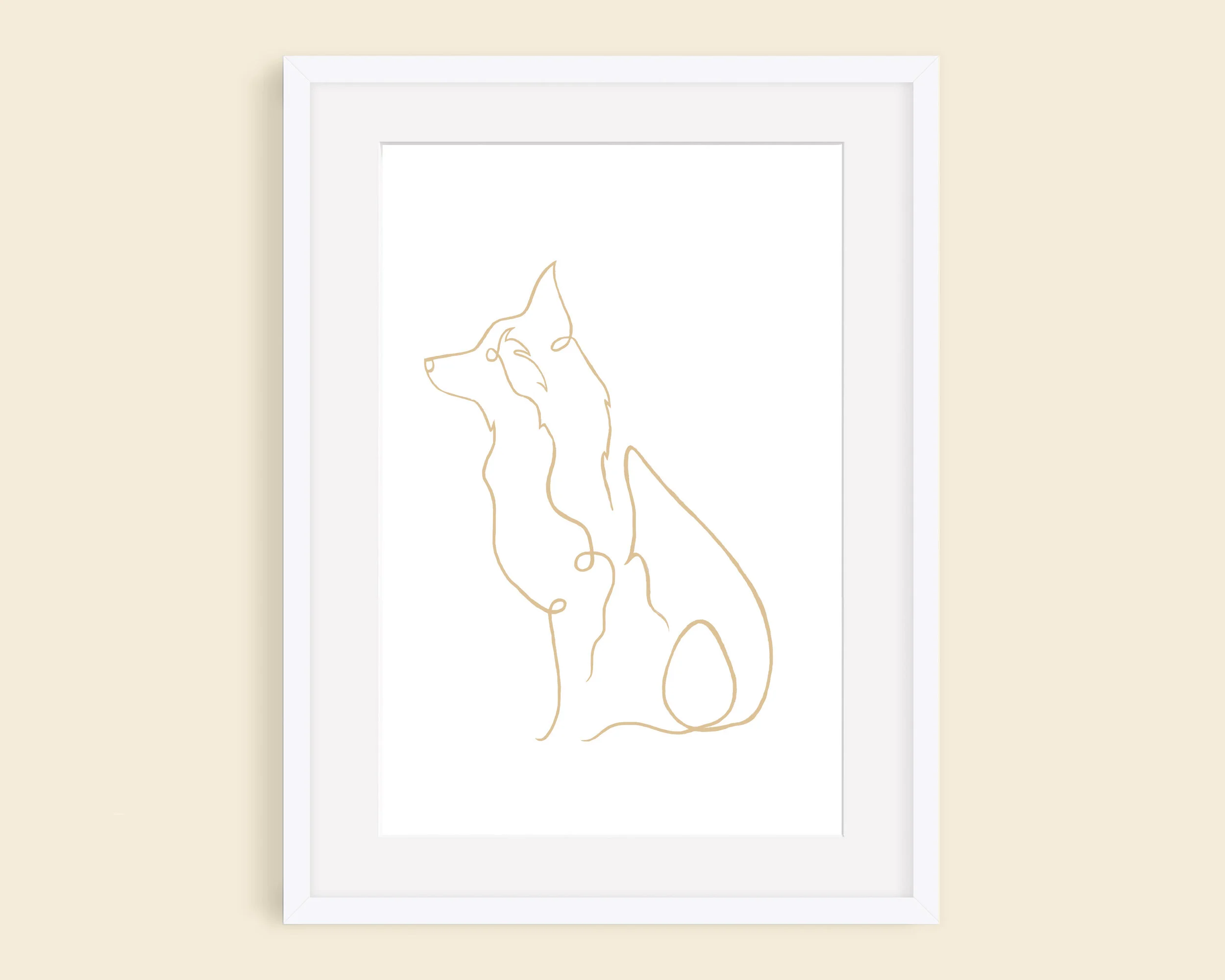 Border Collie — Splash and Line