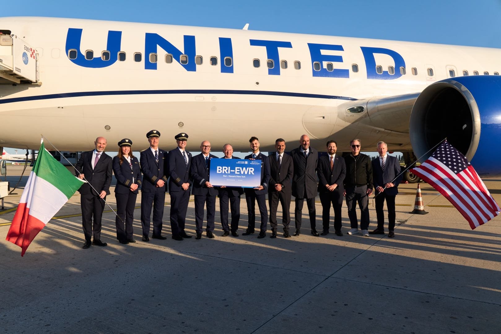 Bari Welcomes First United Airlines Flight to Newark at Inauguration Ceremony
Foto: Matteo Della Torre