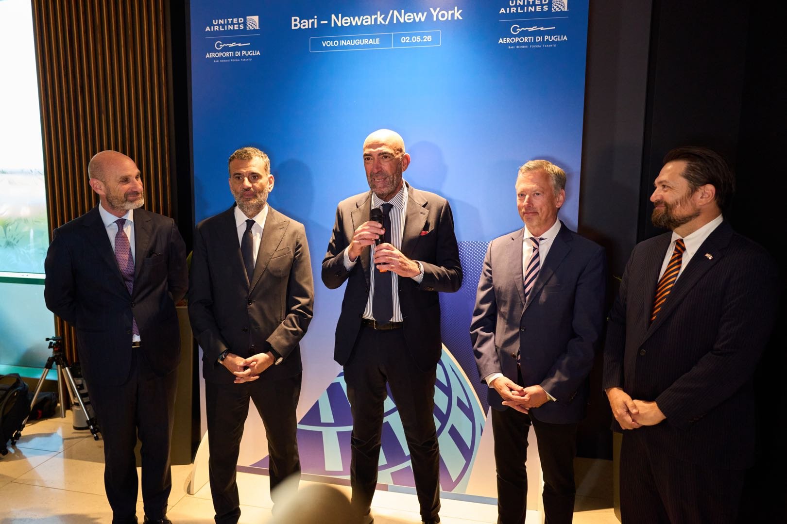 Bari Welcomes First United Airlines Flight to Newark at Inauguration Ceremony
Foto: Matteo Della Torre