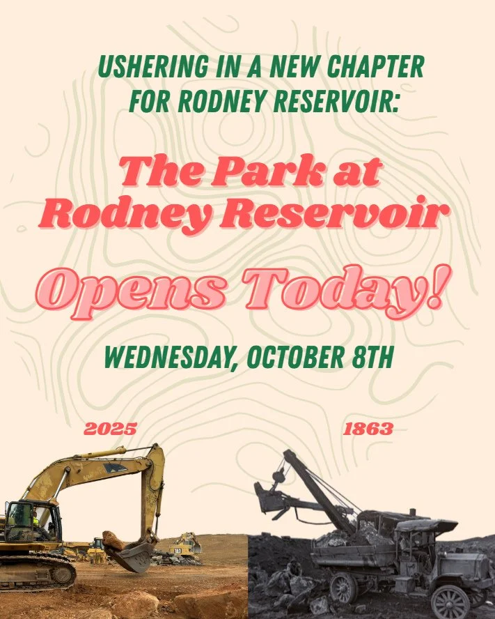 We&rsquo;re thrilled to announce that the park at the Rodney Reservoir officially opens today, and celebrate the transformation of this longtime community vision into a living, breathing green space!⁠
⁠
The park features:⁠
⁠
Native forests &amp; wild