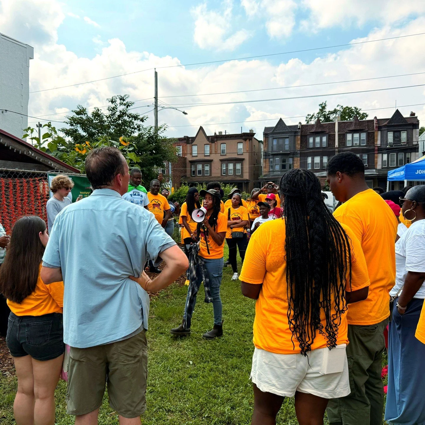 Today we got our hands in the soil to support The Black Farmers Co-op at the "Girarden", on 42nd &amp; Girard, to show their work towards food sovereignty, land sovereignty, garden education, and environmental justice with FOX29 News. It wa