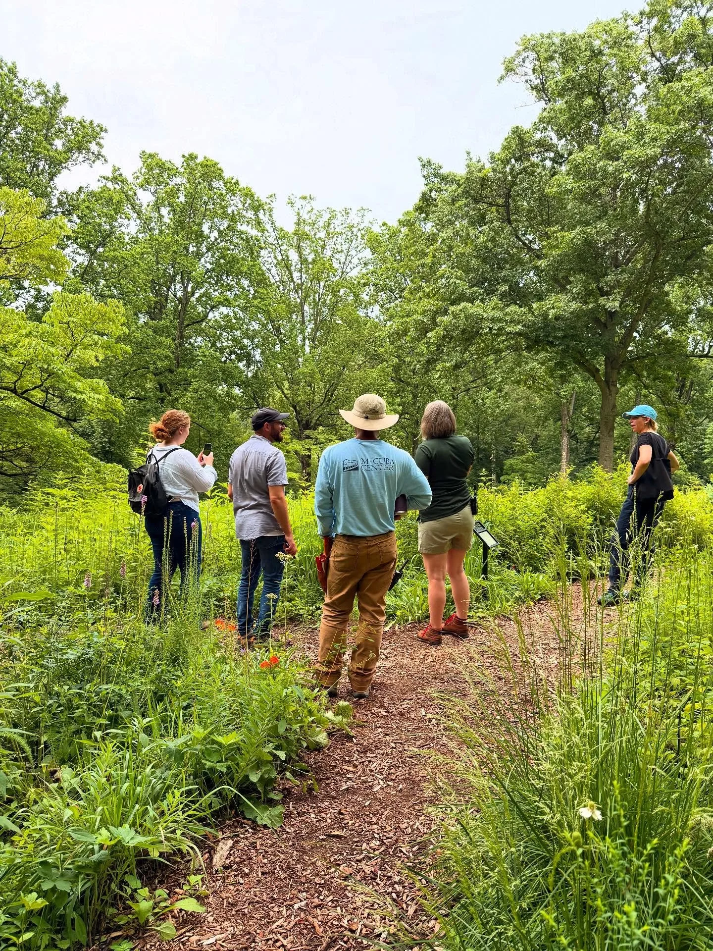 Spent a beautiful day at Mt. Cuba Center - a stunning botanical garden in Deleware dedicated to native plants and ecological conservation. We first met gardener Erin at a community planting day at Rodney Reservoir, and it was such a joy to reconnect 