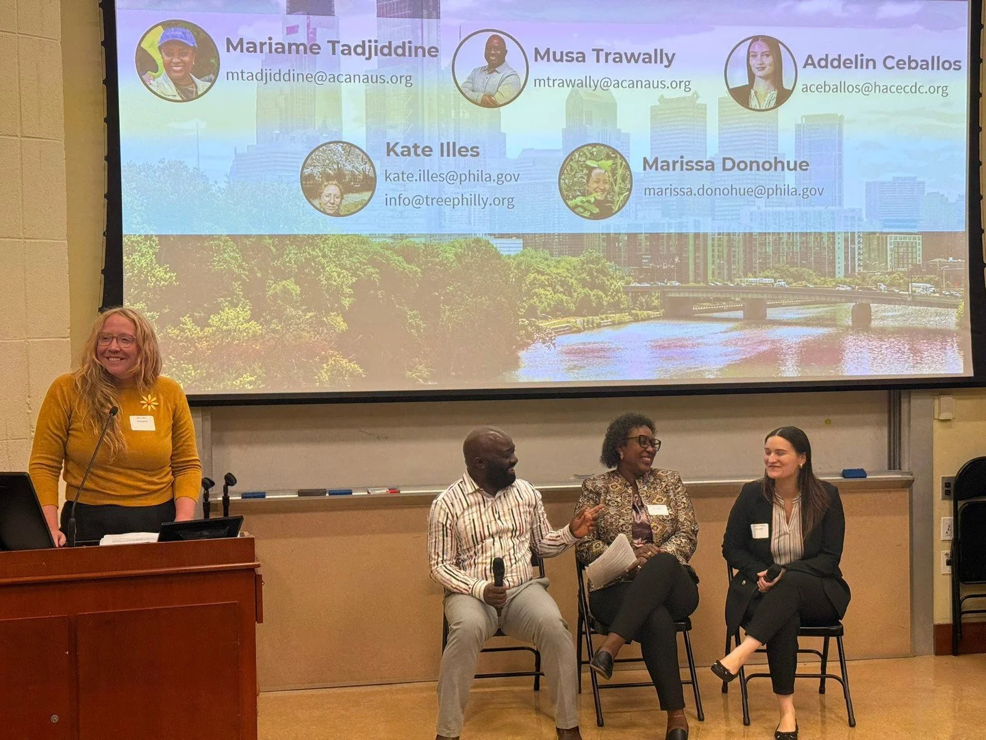It is always fun to attend the Tree Canopy Conference, hosted by the Morris Arboretum at Haverford College. It was wonderful to reconnect with old friends and meet new ones as we celebrated everyone's hard work, shared our love of trees, and learned 