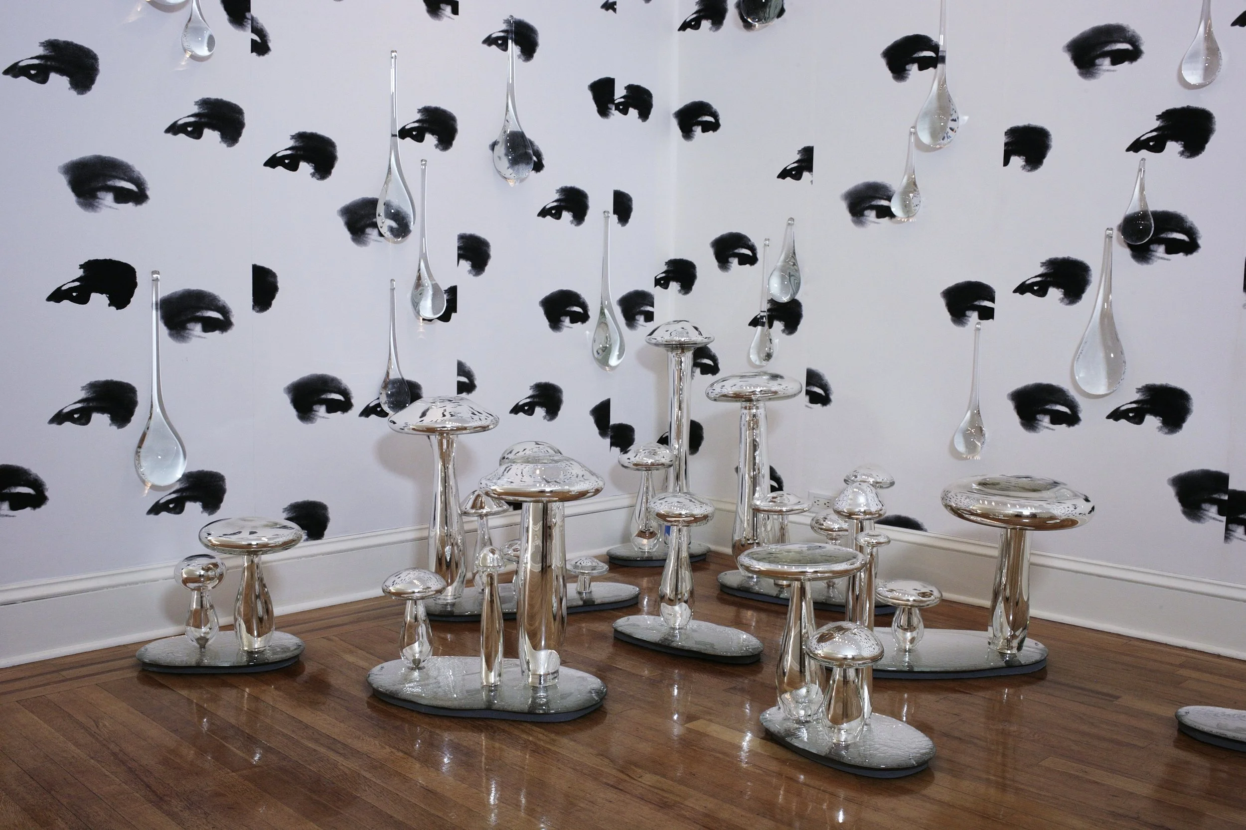 Installation View, The Heartbeat of A Bird, 2006, Craig Starr Gallery, New York
