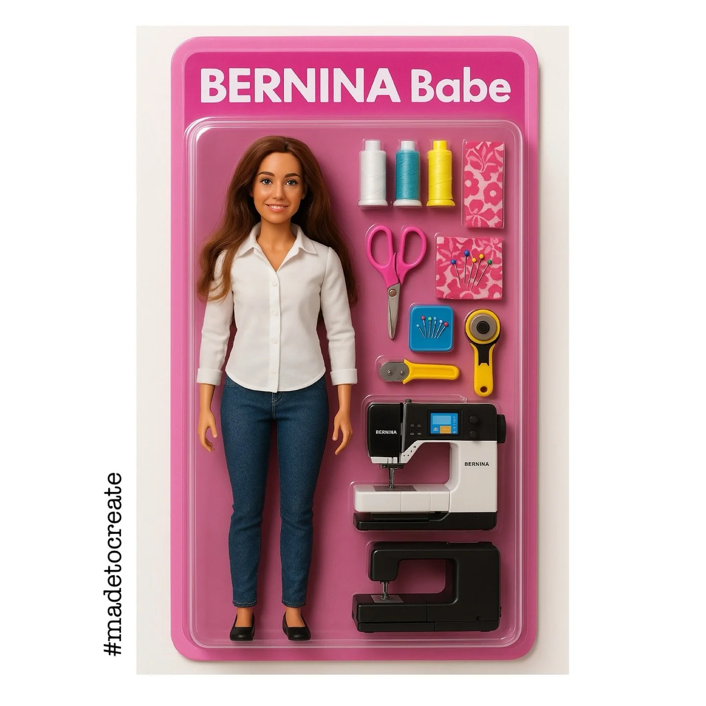 Guys just found my perfect #chatgptactionfigure! Let me introduce you to #BERNINABabe totally #madetocreate with her BERNINA 790 PRO and probably the new bernette b08. Unfortunately my Q Series longarm machines are too big for ChatGPT 😅!
@berninausa