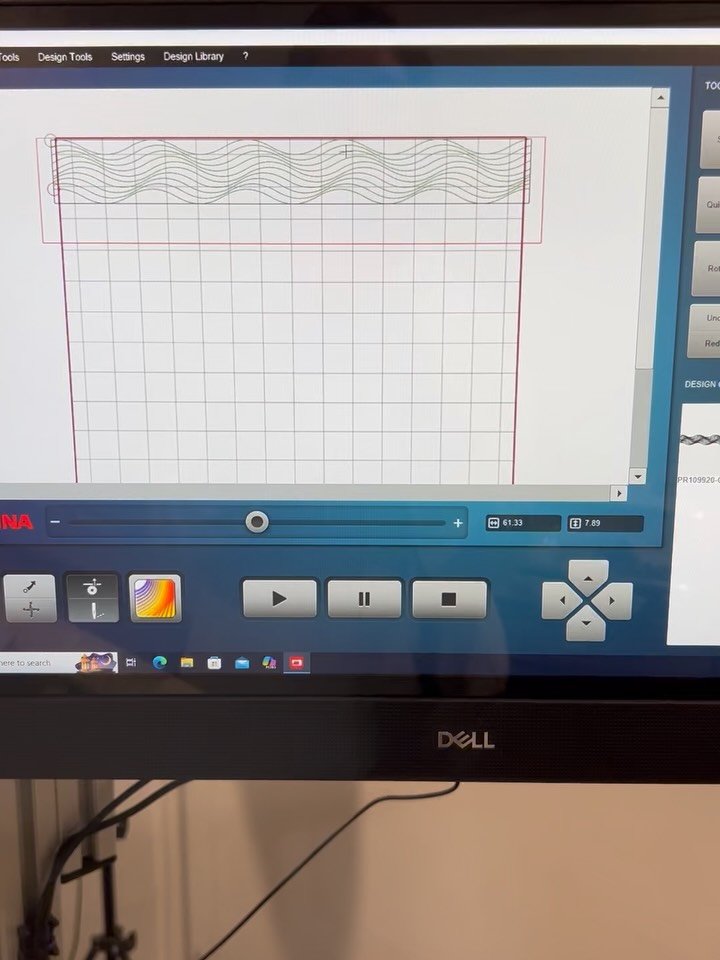 I guess we both still know how to &ldquo;queue and dequeue&rdquo; a couple designs! 🤩
.
#testrun #berninaqmatic #weareback #longarmquilting #quiltingfun