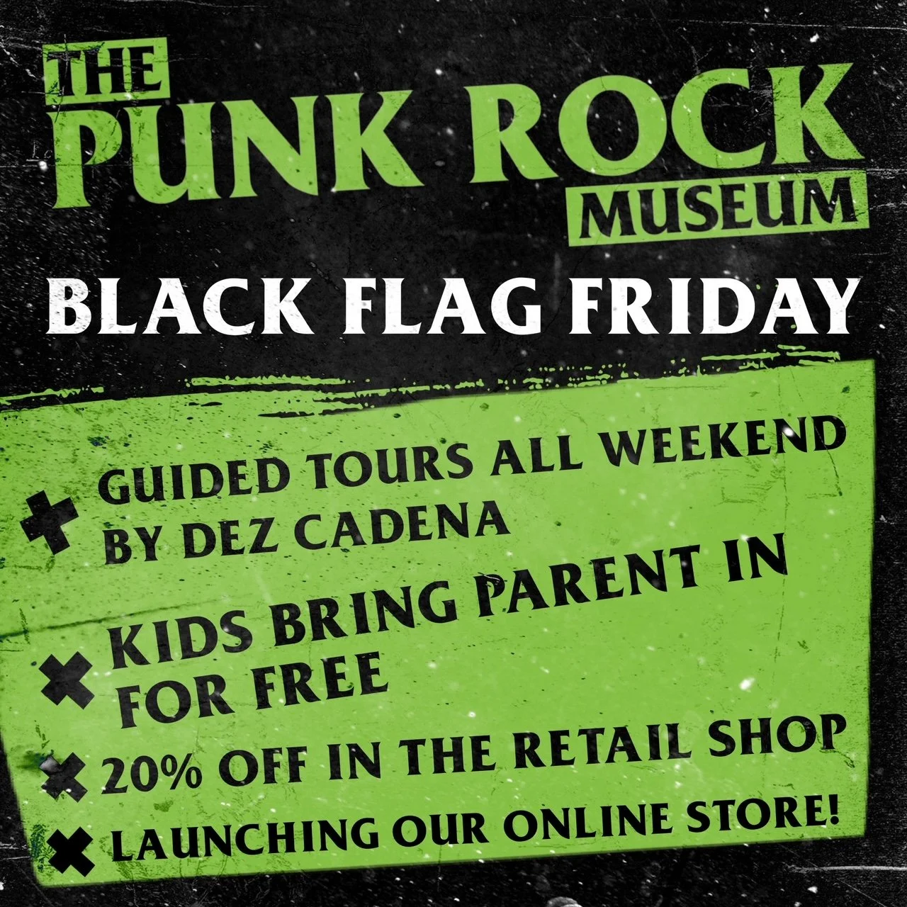 Black Flag Friday — THE PUNK ROCK MUSEUM