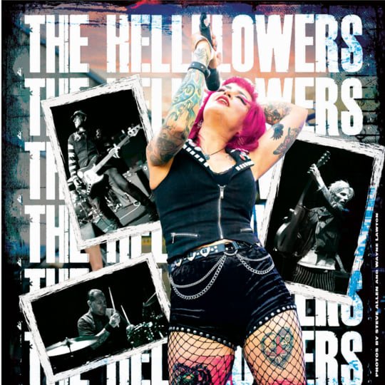 Three star punk bar presents - The Hellflowers -Whiskey Famine - motion detected