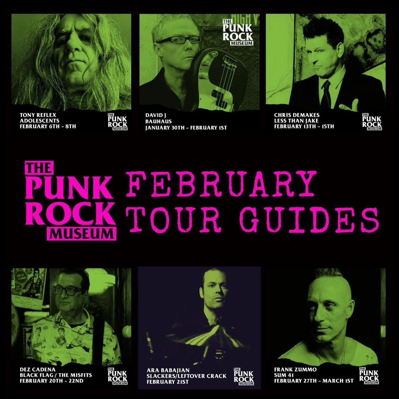 February at The Punk Rock Museum!
