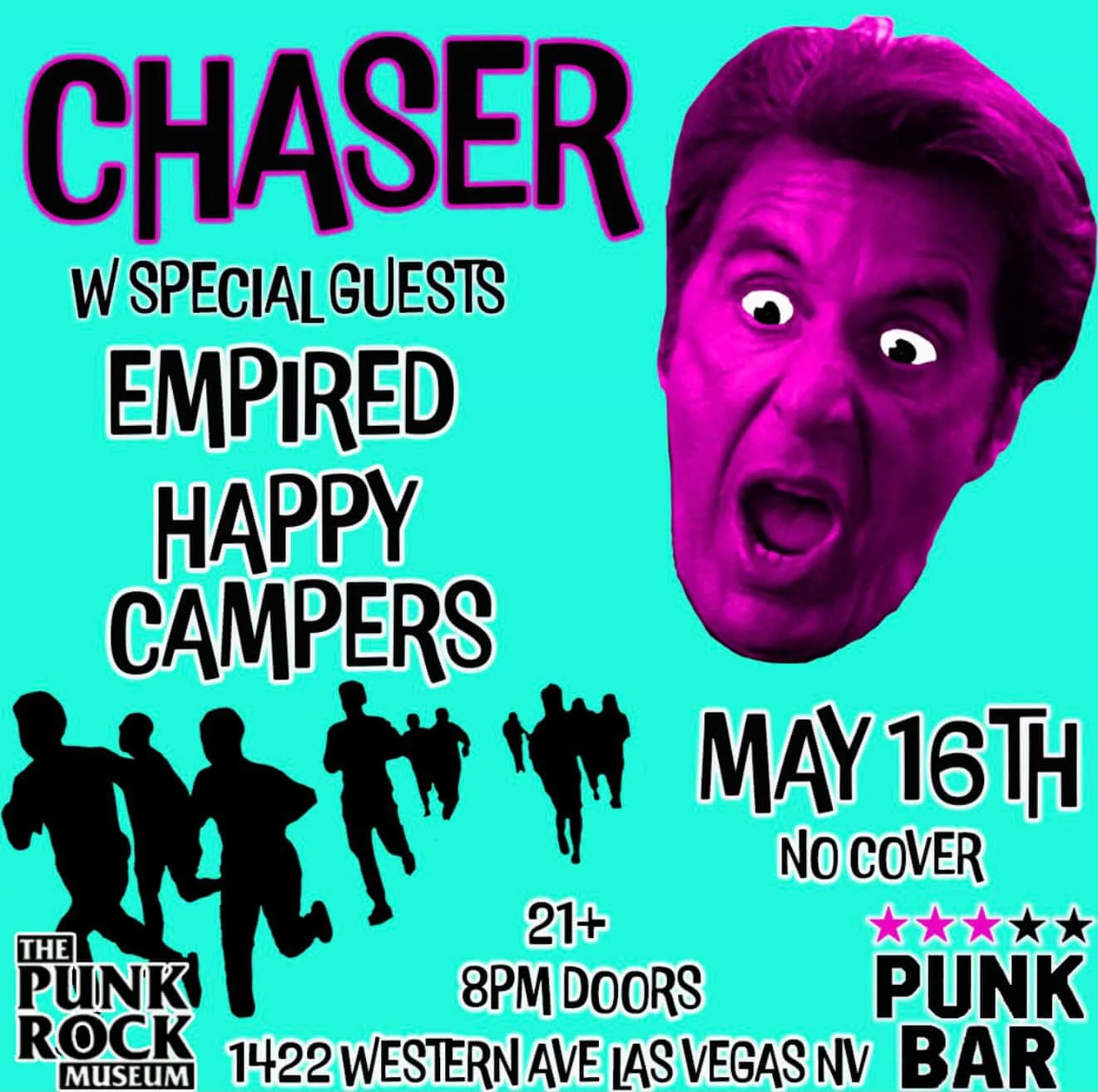 3 star punk bar presents - Chaser - empired - happy campers - 
