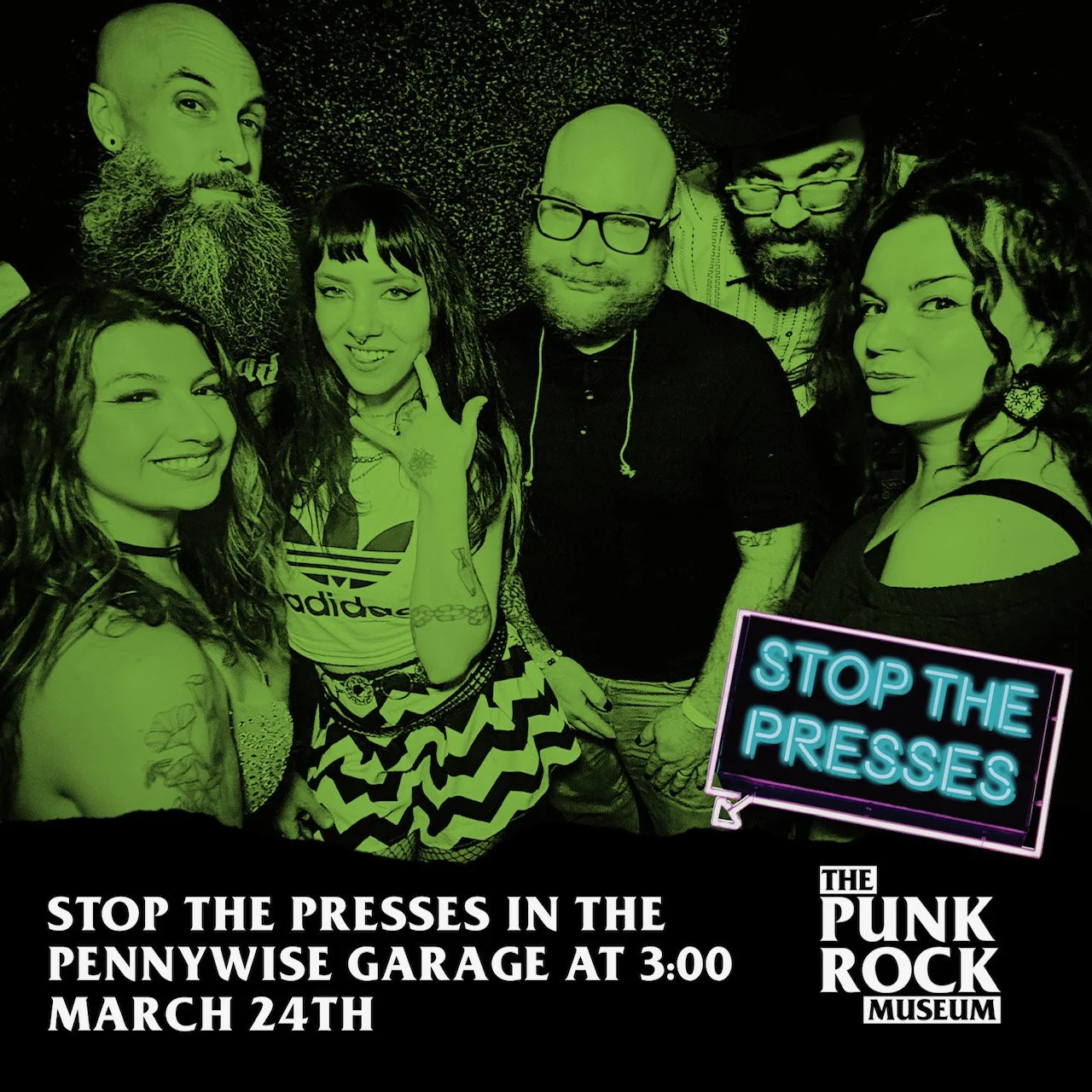 Stop The Presses Live in the Pennywise Garage!! 