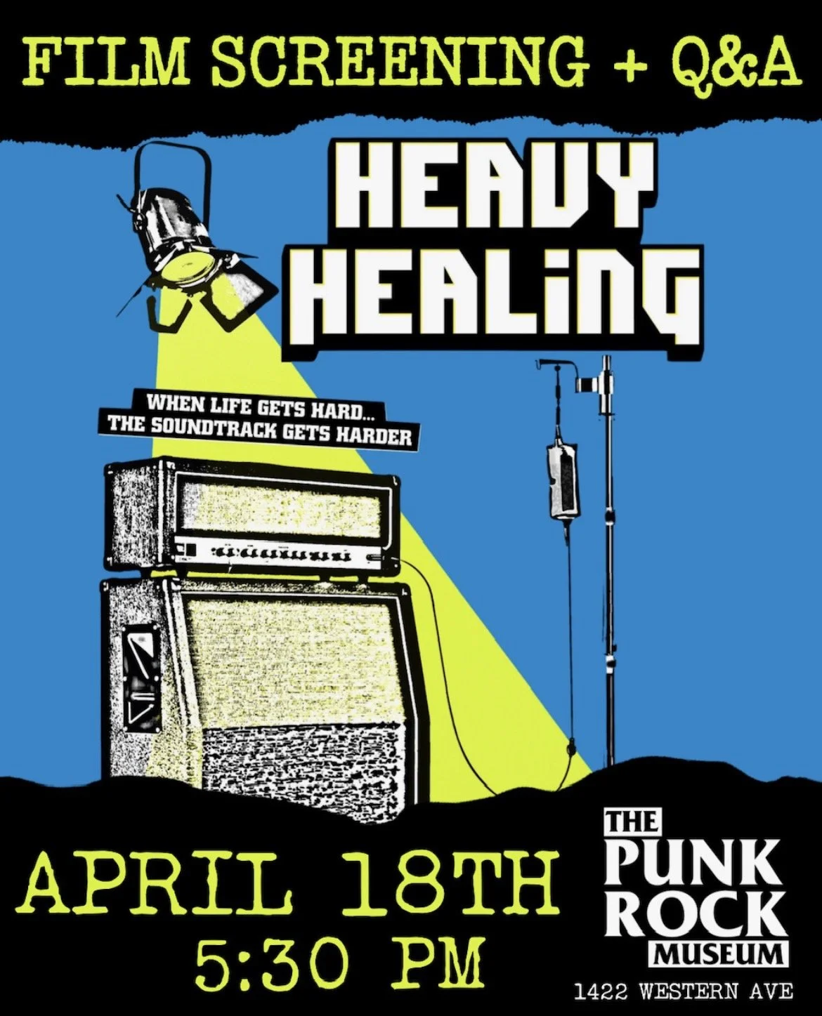 Heavy Healing - Film Screening + Q&amp;A - April  18th - 5:30pm