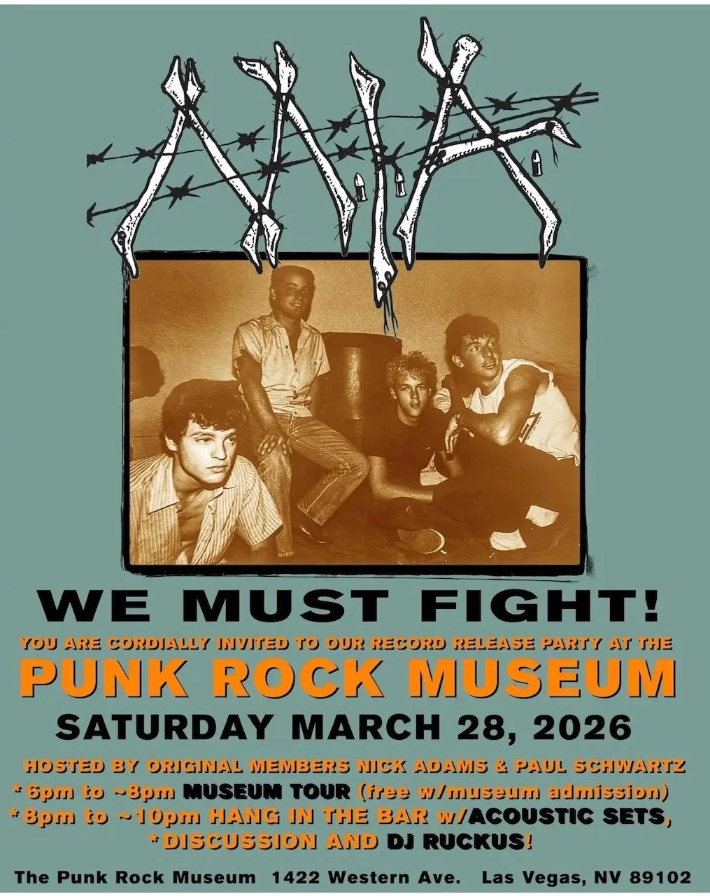 MIA - “WE MUST FIGHT” Record release PARTY