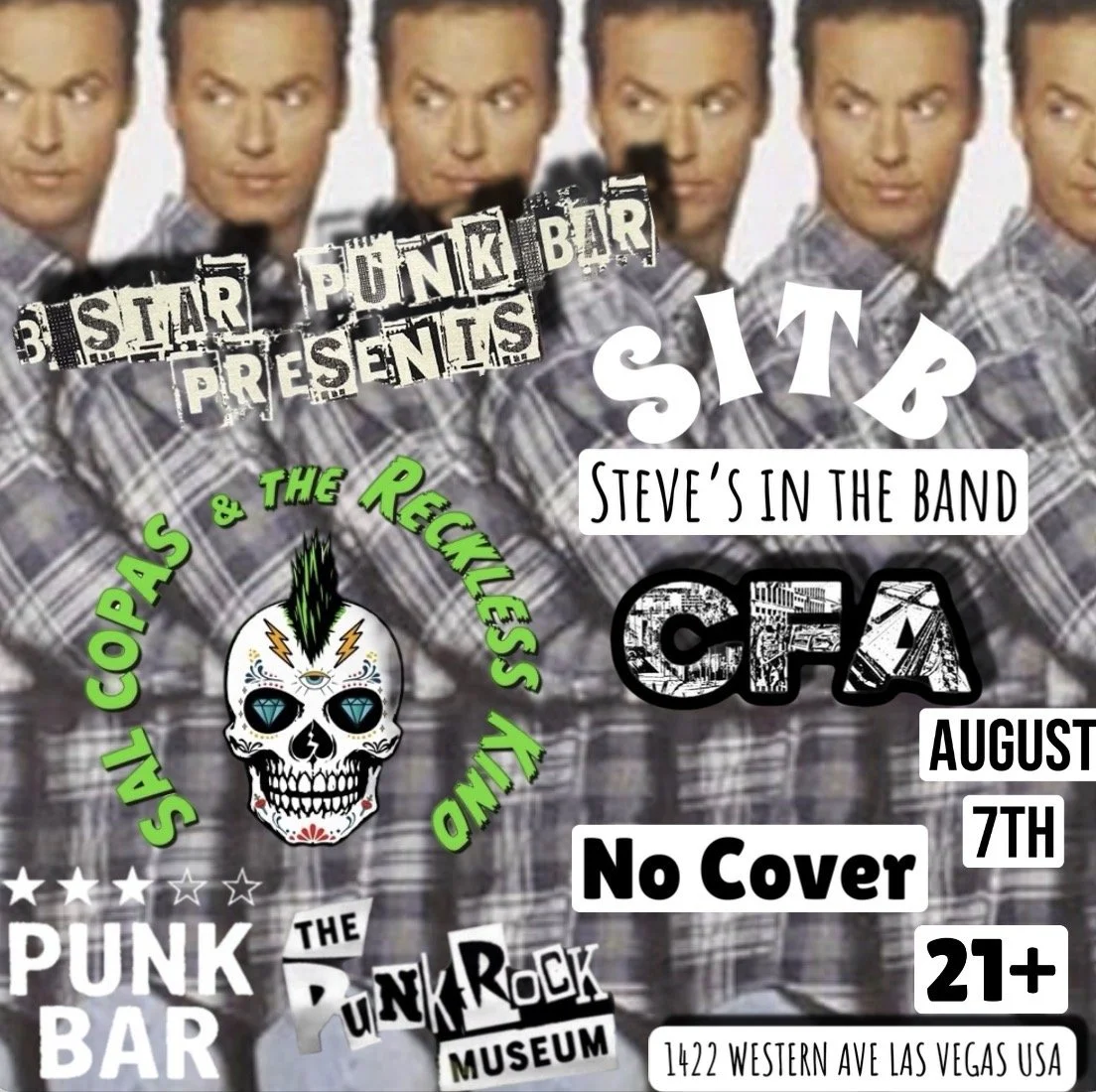 3 star punk bar - Steve’s in the band - CFA - Sal Copas And The Reckless Kind