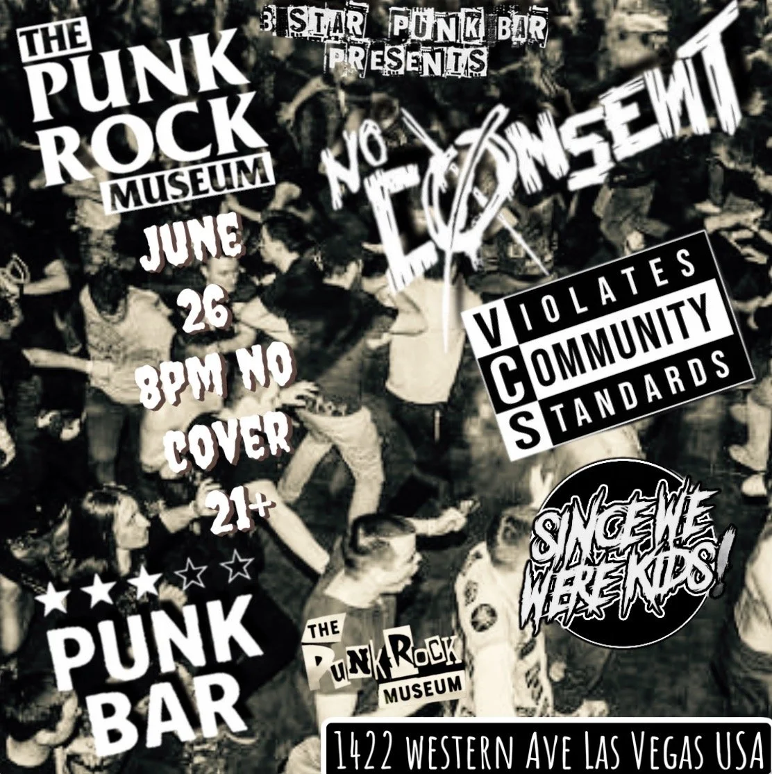 3 star PUNK BAR PRESENTS - NO CONSENT  -VIOLATES COMMUNITY STANDARDS - since we were kids 