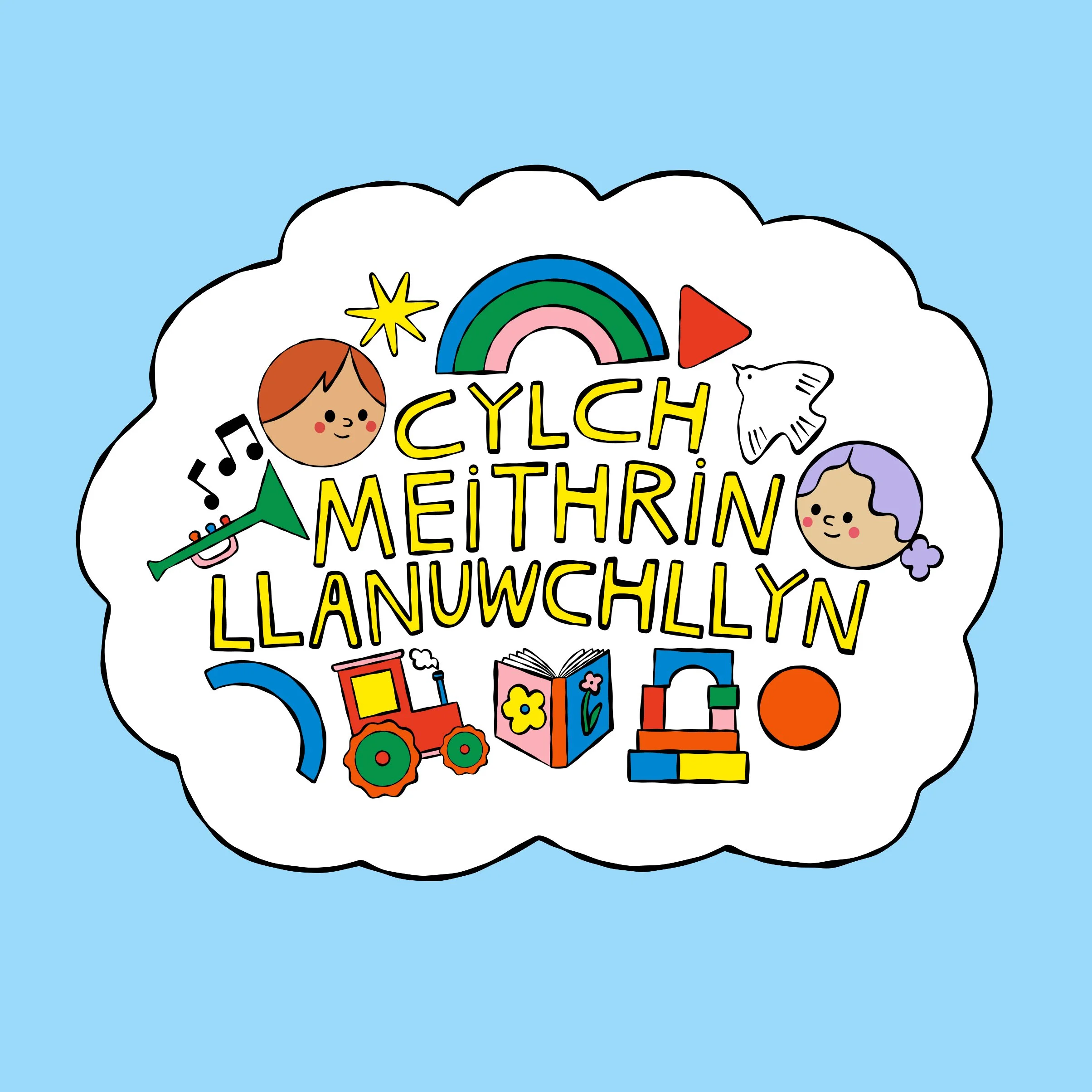 Logo Cylch Meithrin Llanuwchllyn