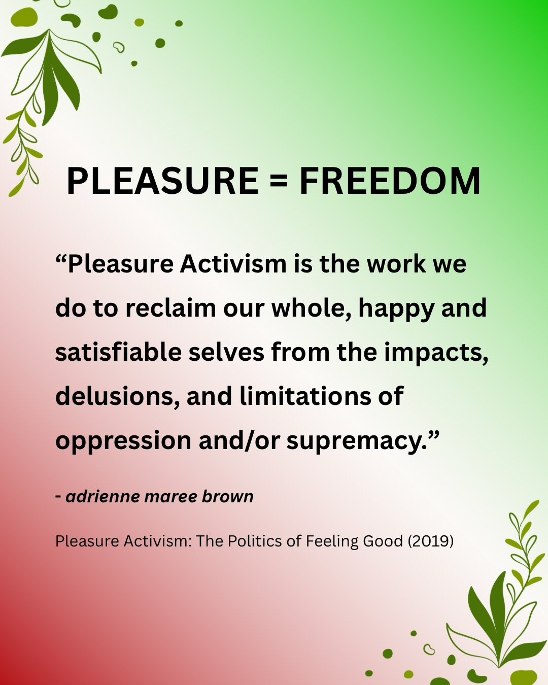 Pleasure = Freedom

To the Iranian diaspora &mdash; and especially to those holding fear for loved ones, shock, rage, grief, heartbreak, numbness or deep uncertainty right now &mdash; I want to acknowledge how heavy this moment is &hearts;️
Watching 