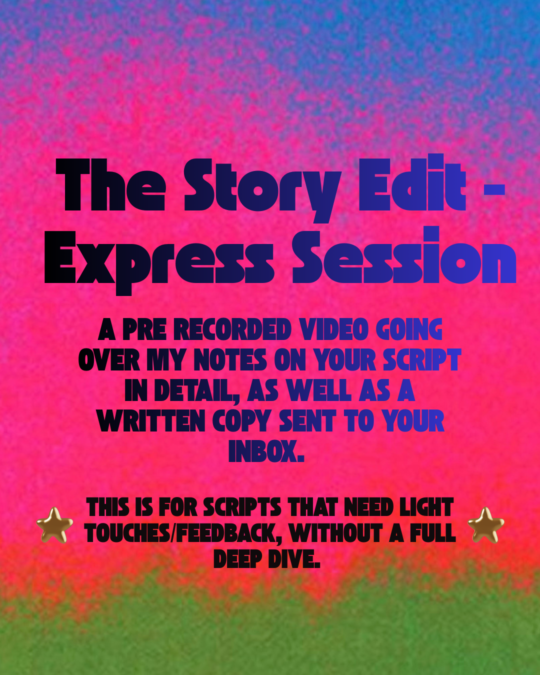 The Story Edit - Express Session