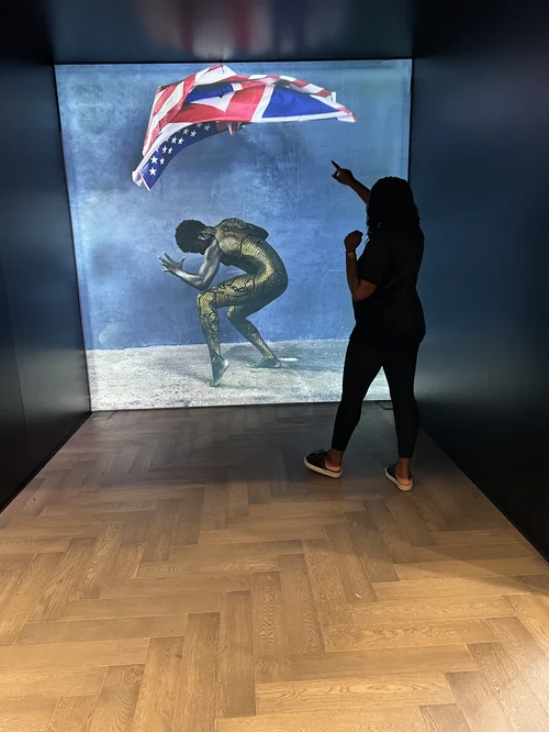 Behind The Black Square exhibition at Universal Music Group London