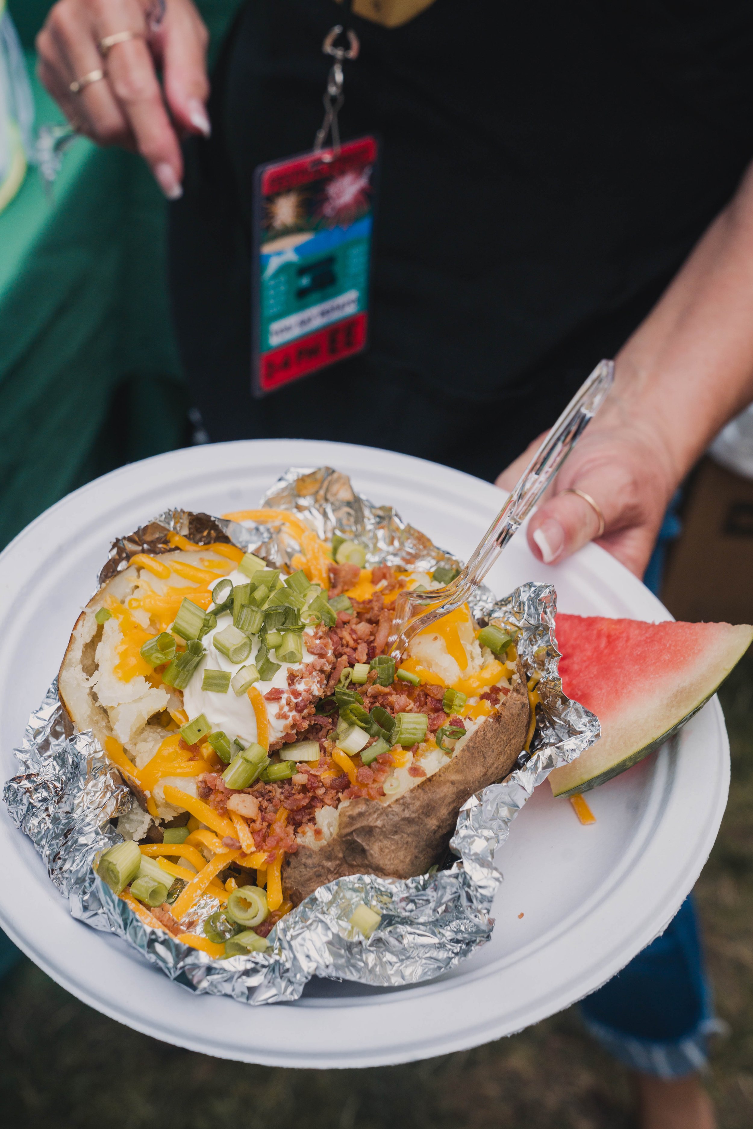 A loaded baked potato from You Say Potato