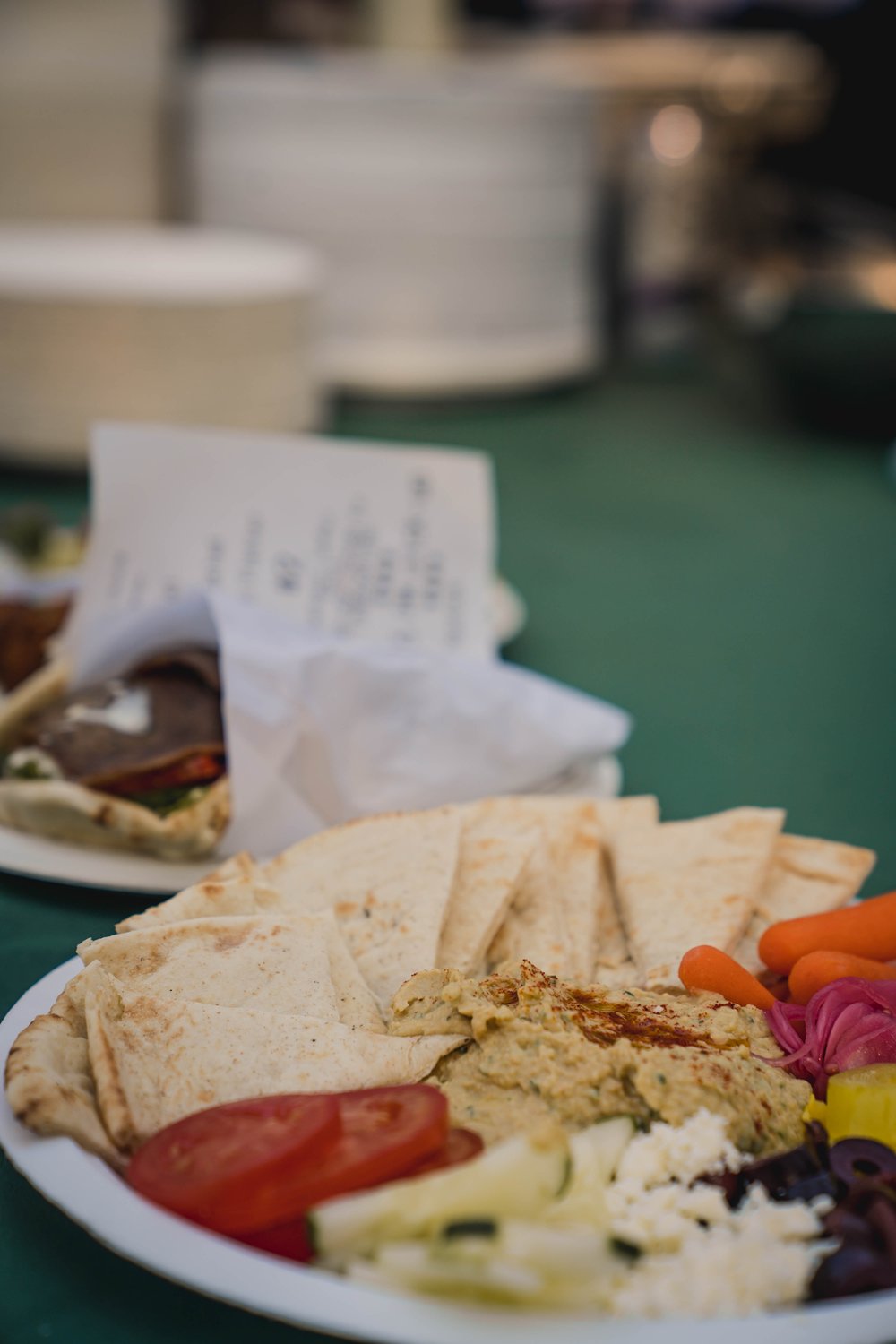 A hummus plate from OPA! Greek Food | Photos courtesy of the Festival at Sandpoint, photographer Rachael Baker