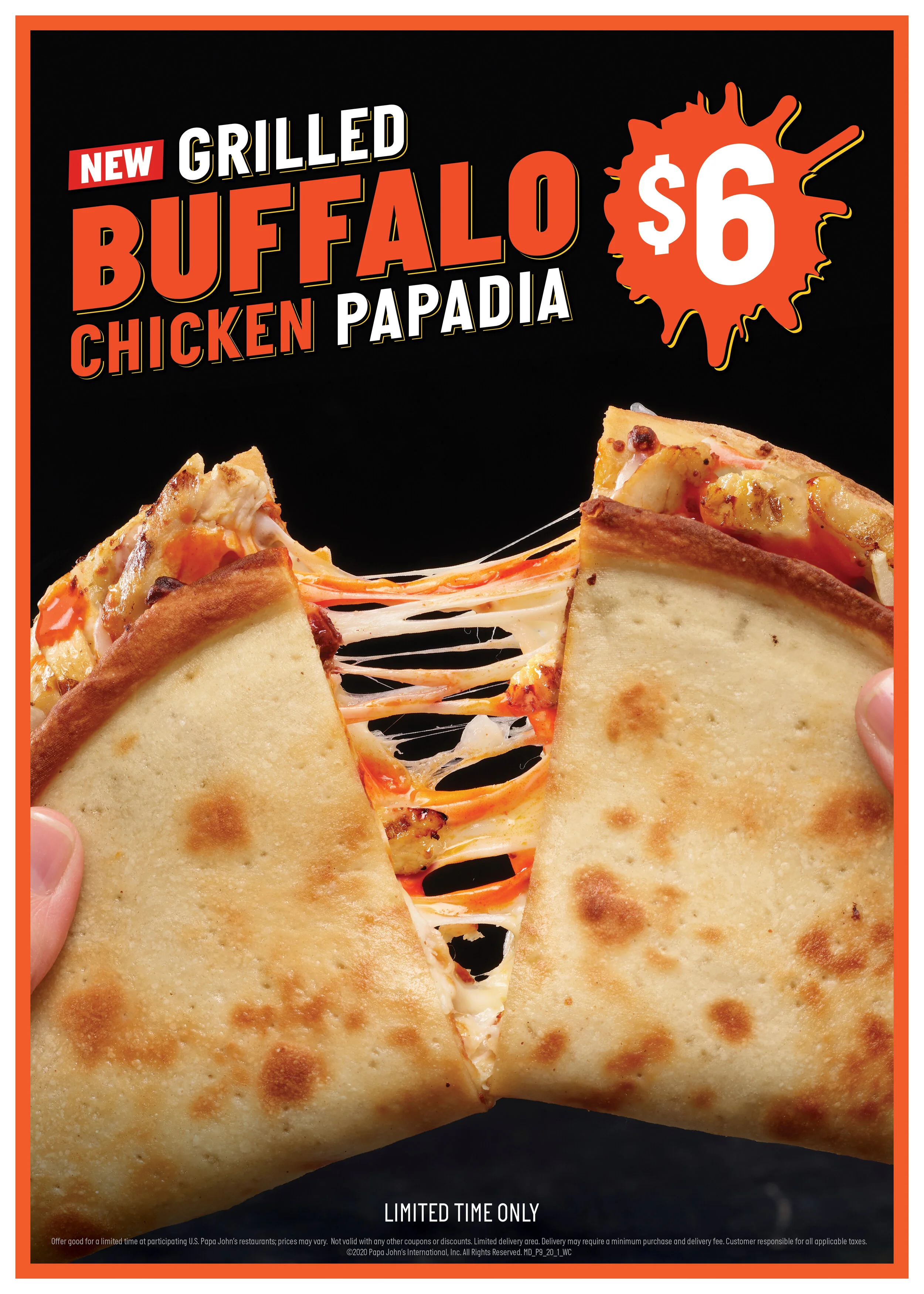 Michael Bottorff - Poster Design - Buffalo Chicken Papadia Campaign