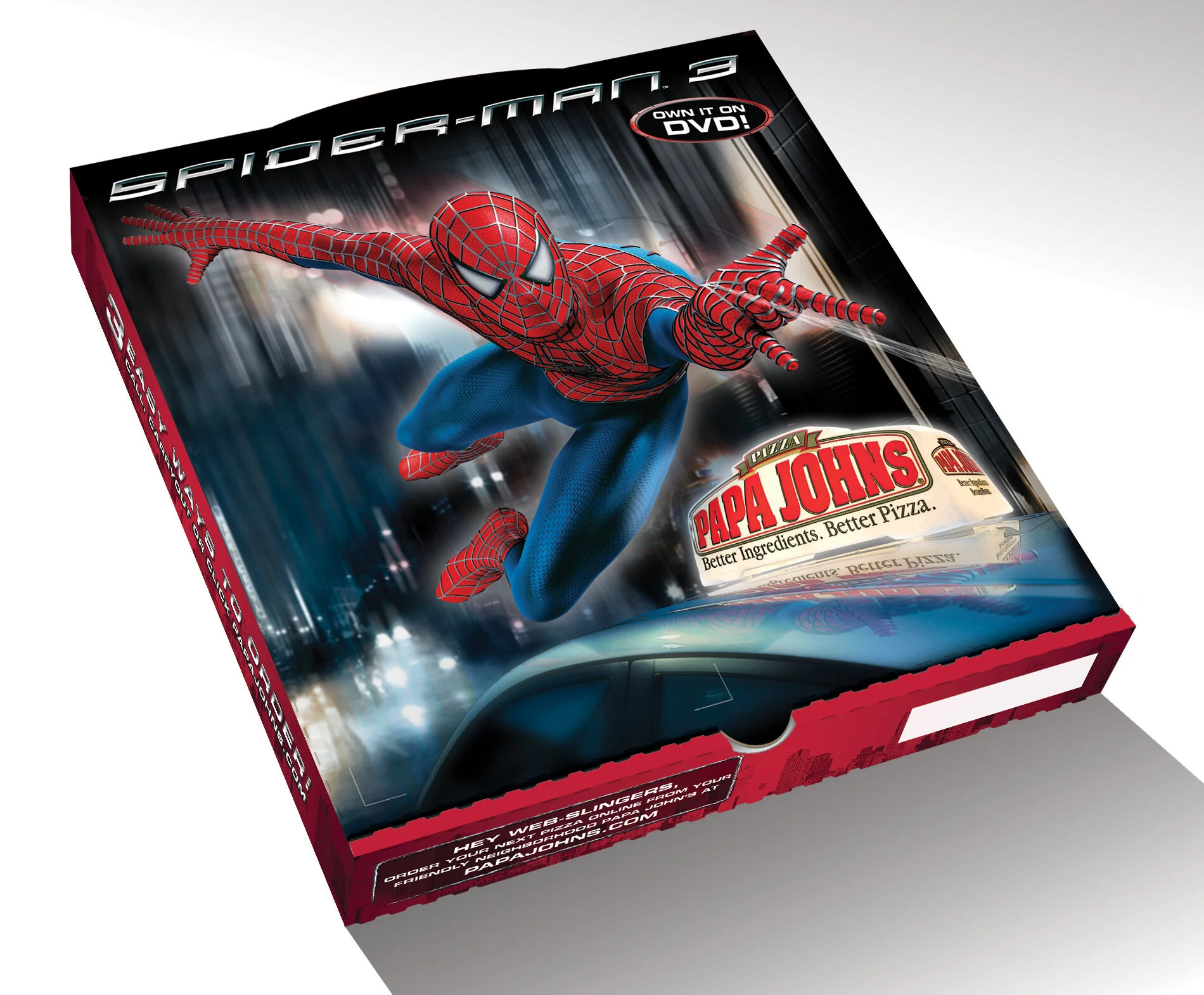 Michael Bottorff - Spiderman Pizza Box