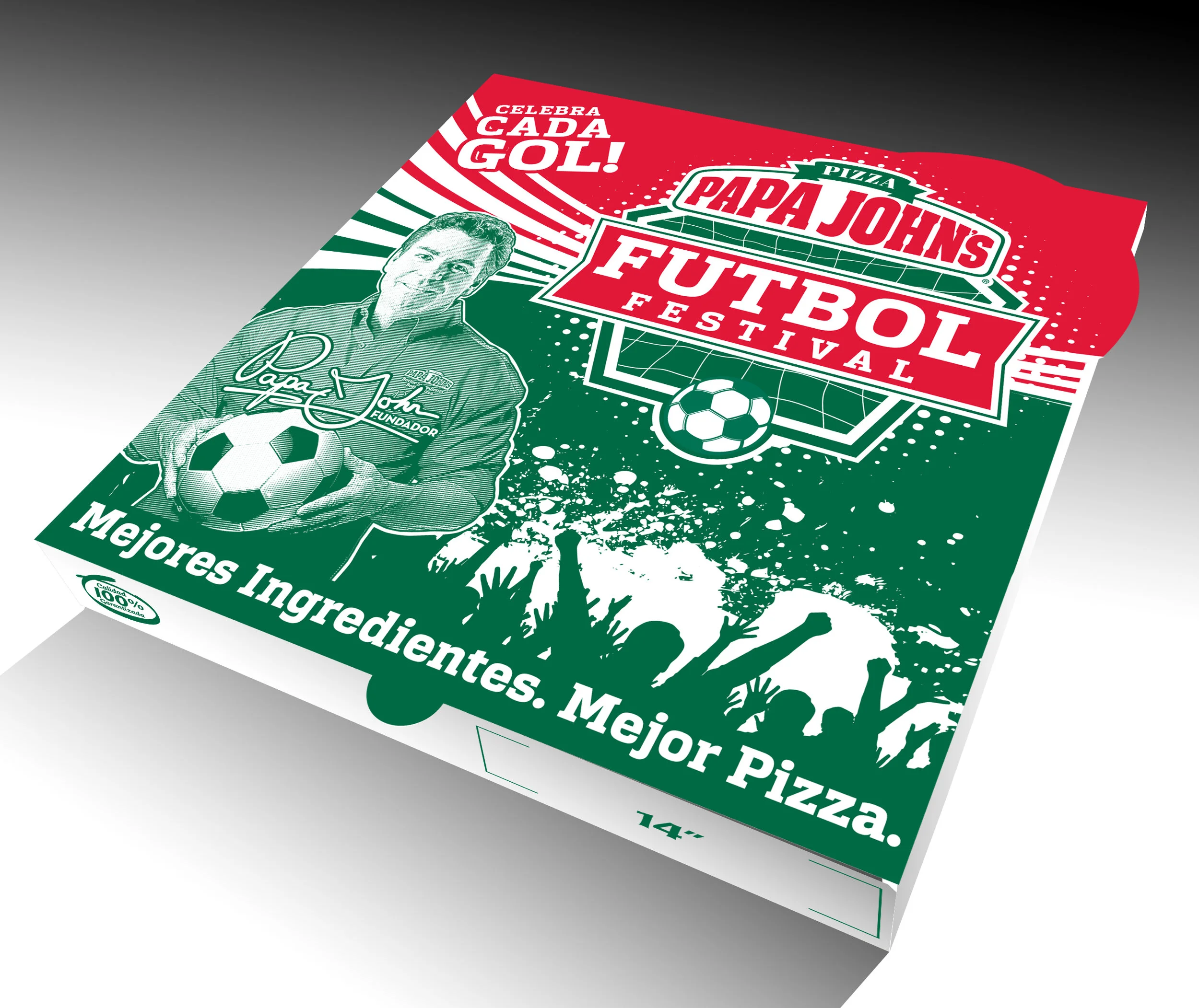 Michael Bottorff - International futbol pizza box