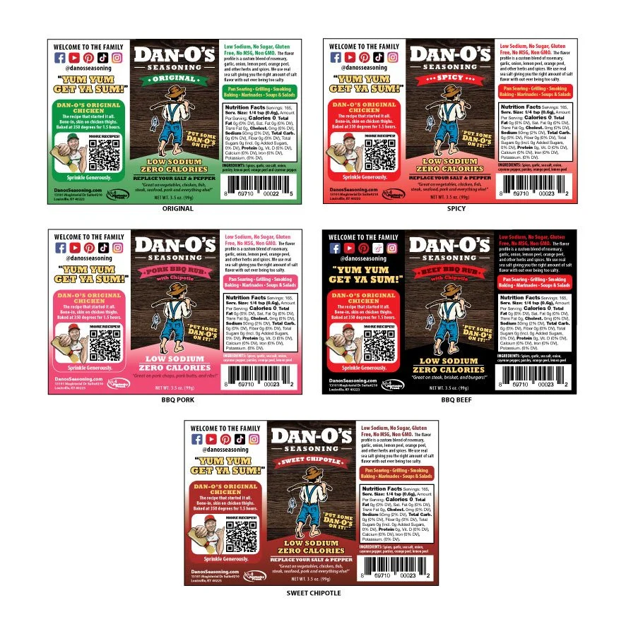 Michael Bottorff - Dano's Seasoning packaging