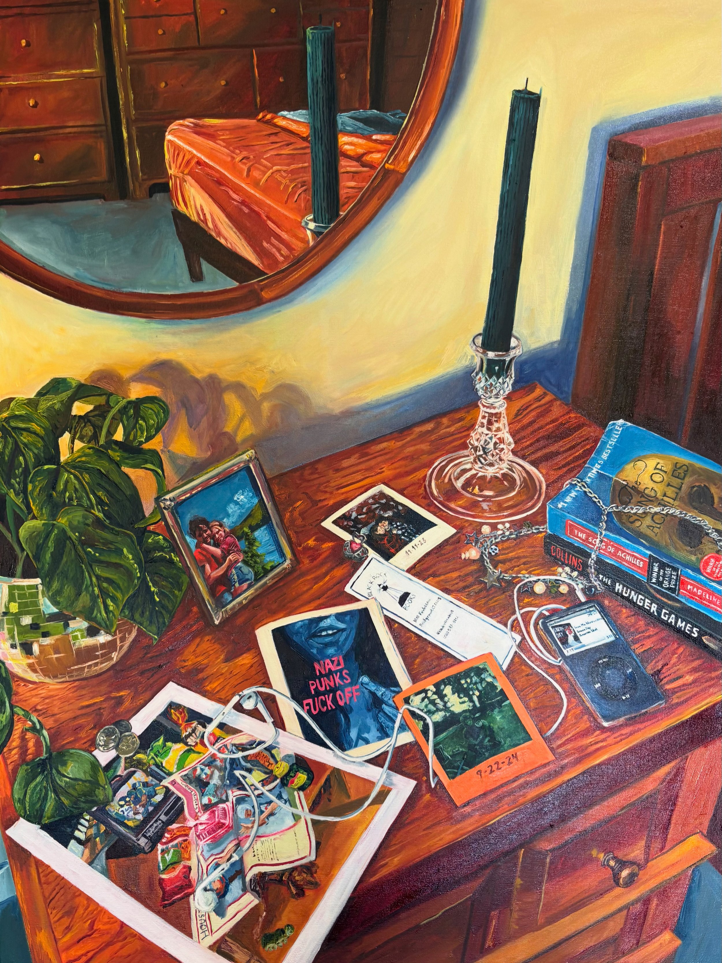 Novocaine. Oil on Canvas. 40 x 30 in. 2025. $2700.