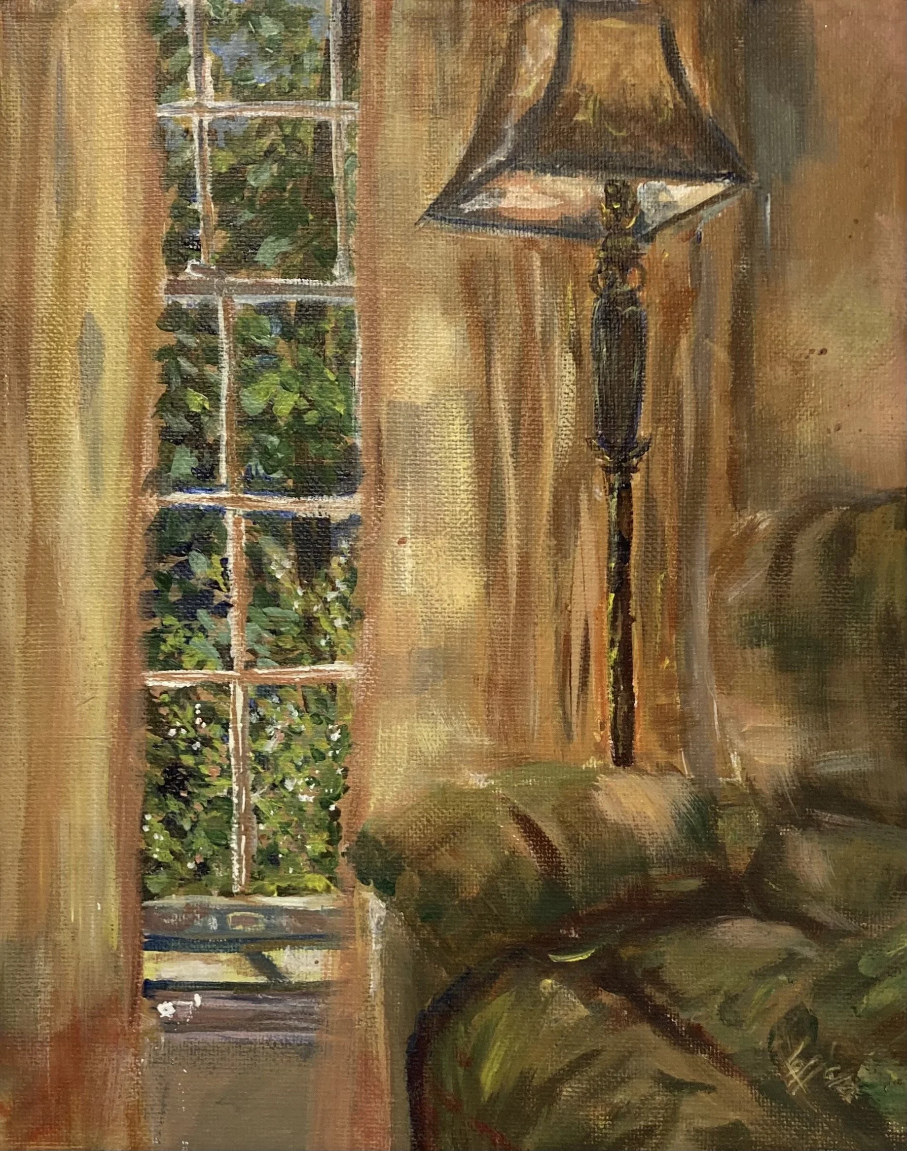 "One Day in June." 2021. Acrylic on Canvas. 10 x 8 in. NFS.