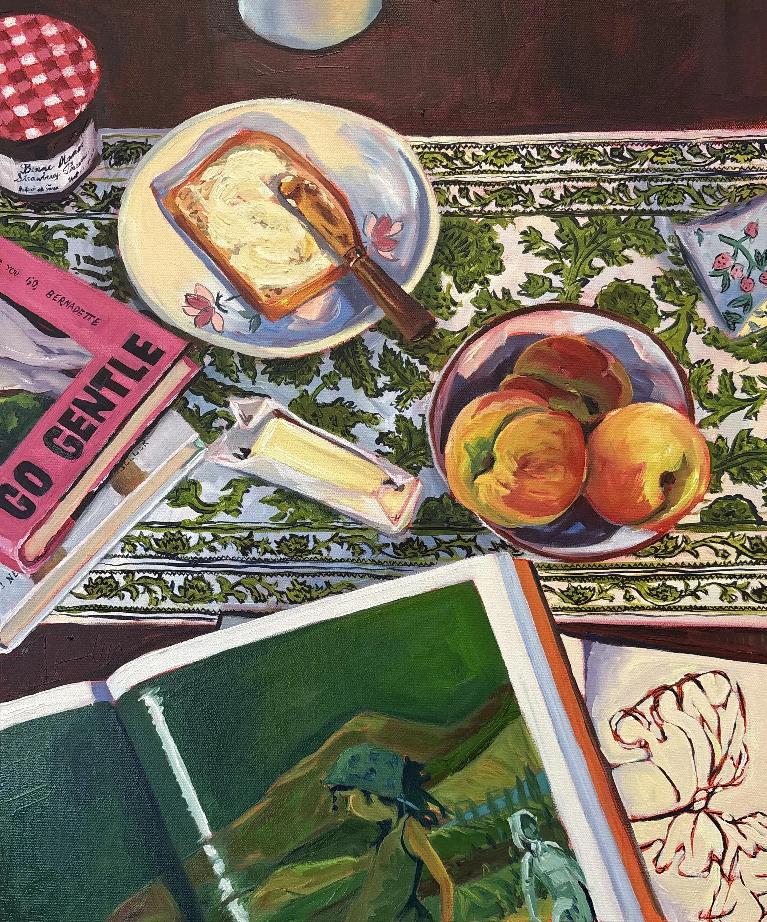 "Tender Flesh." 2026. Oil on Canvas. 24 x 20 in. $690.