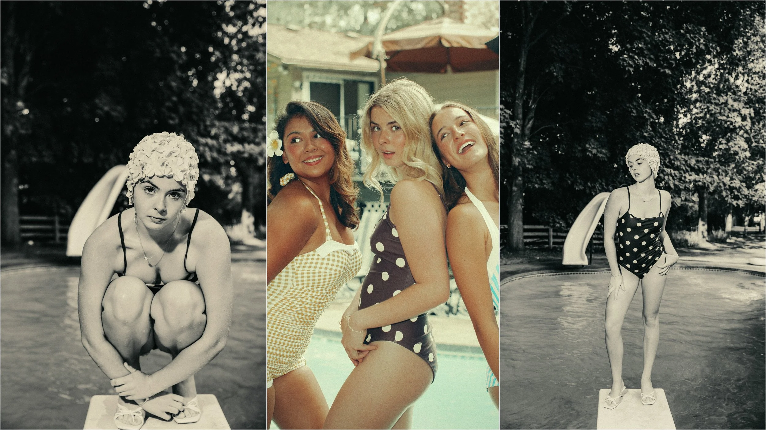The August Issue: A 1970s-Inspired Poolside Editorial by Rayla Kay Photography