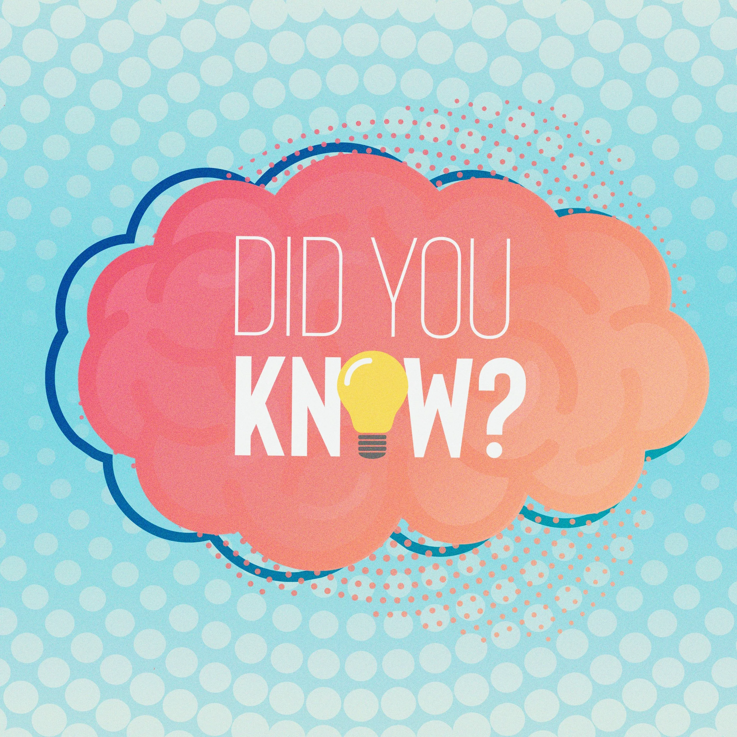 Did You Know? | Week 4 | April 24