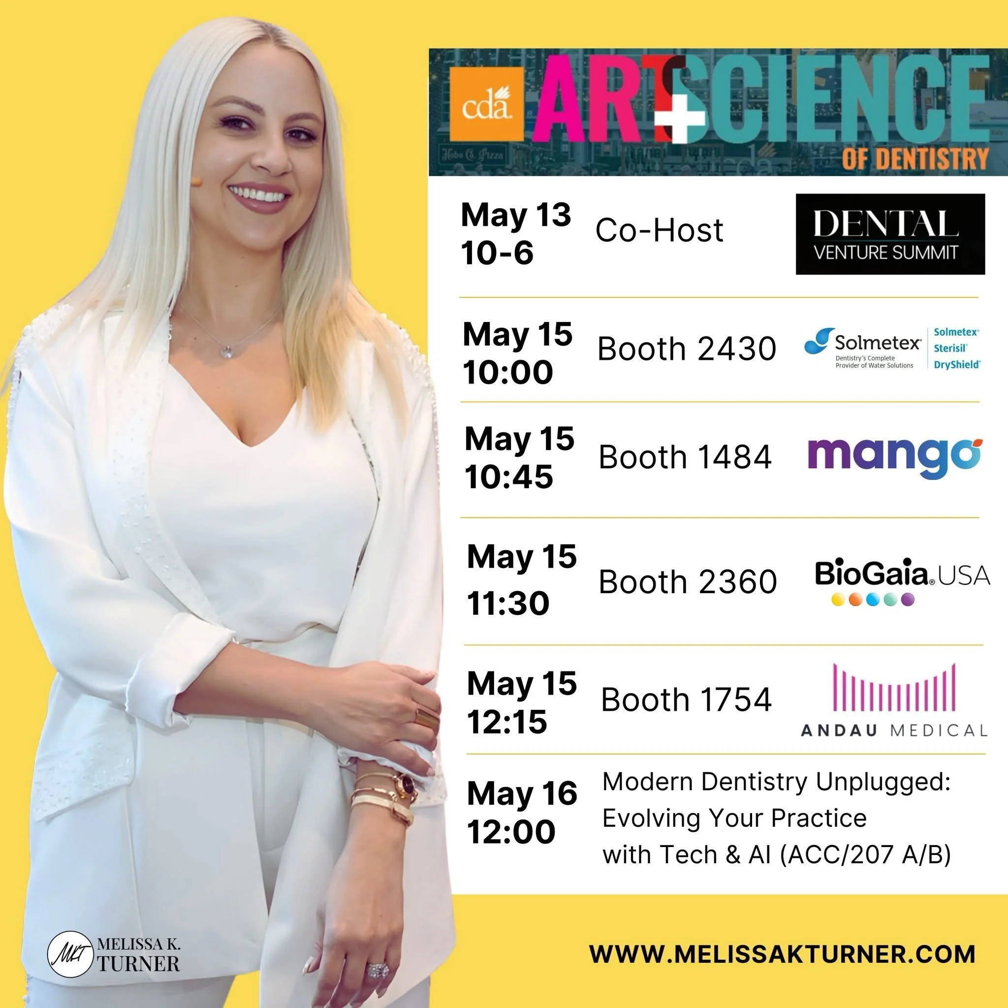 At CDA conference this year, come crawl the exhibit hall with me &mdash; LIVE! 🚶&zwj;♀️🚶

The Exhibit Hall Crawl &mdash; Live
Four stops. Four companies shaping what&rsquo;s next.
Join me on May 15th for live demos, real conversations, unfiltered a
