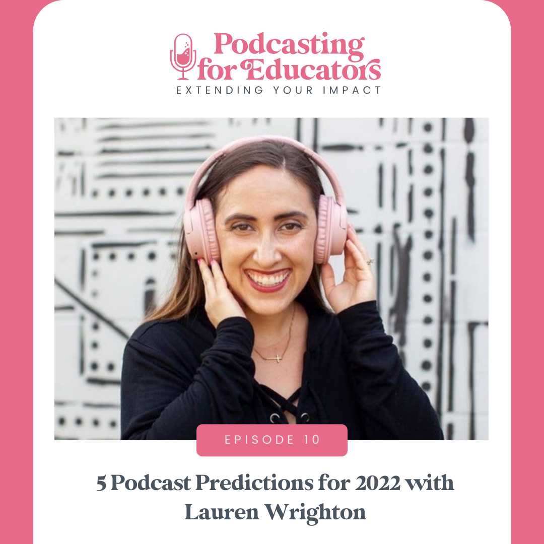 5 Podcast Predictions for 2022 with Lauren Wrighton [ep. 10]