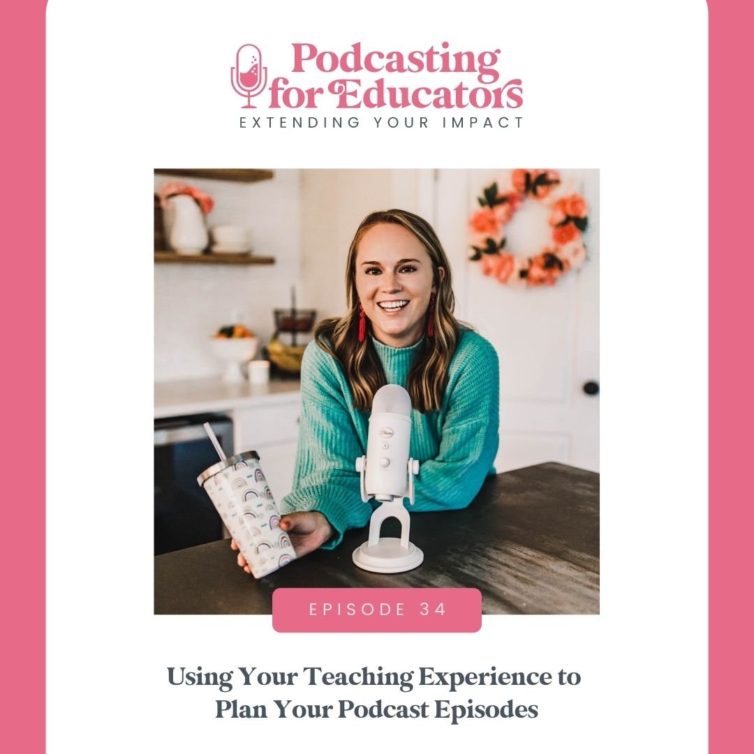 Using Your Teaching Experience to  Plan Your Podcast Episodes [ep. 34]