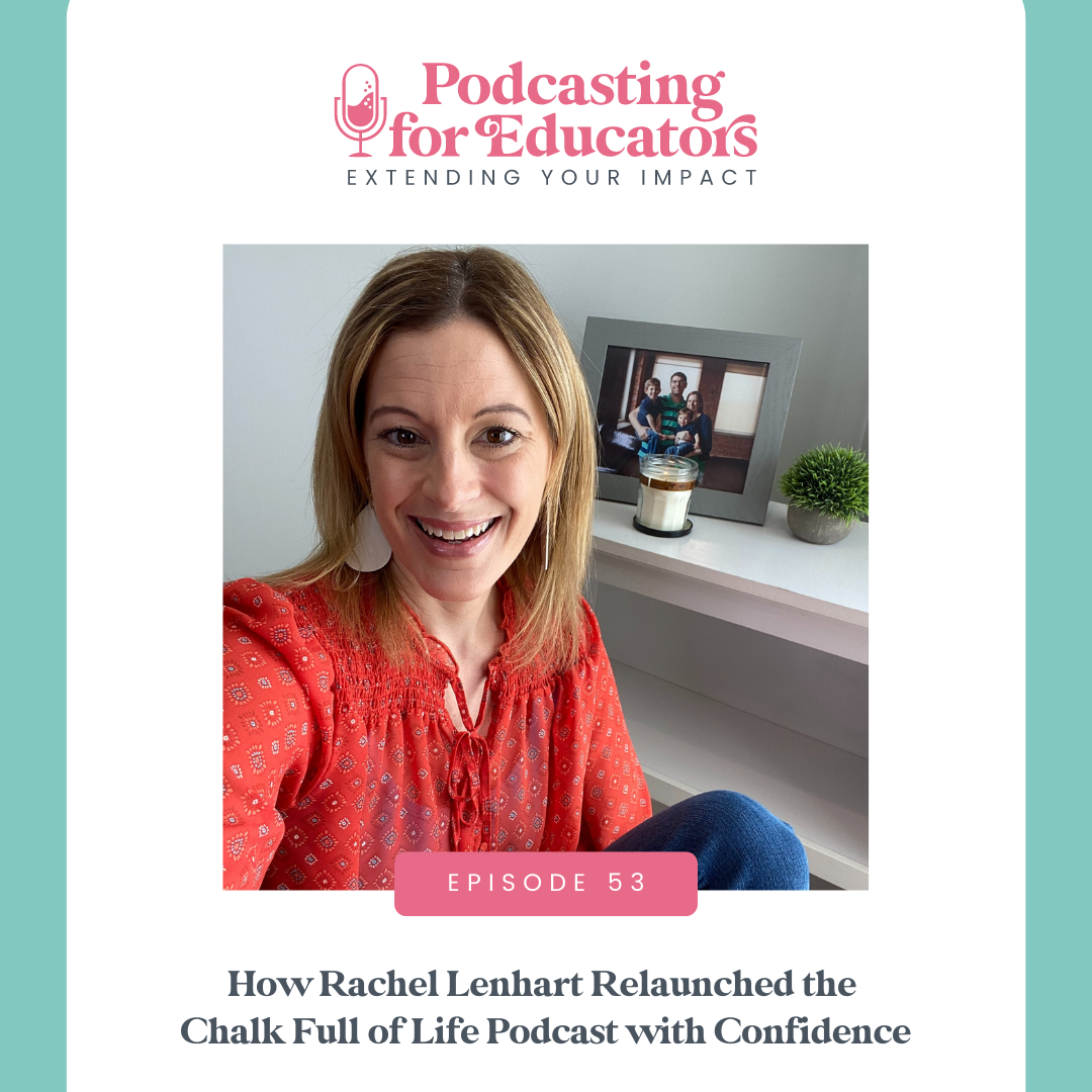 How Rachel Lenhart Relaunched the Chalk Full of Life Podcast with Confidence [ep. 53] 