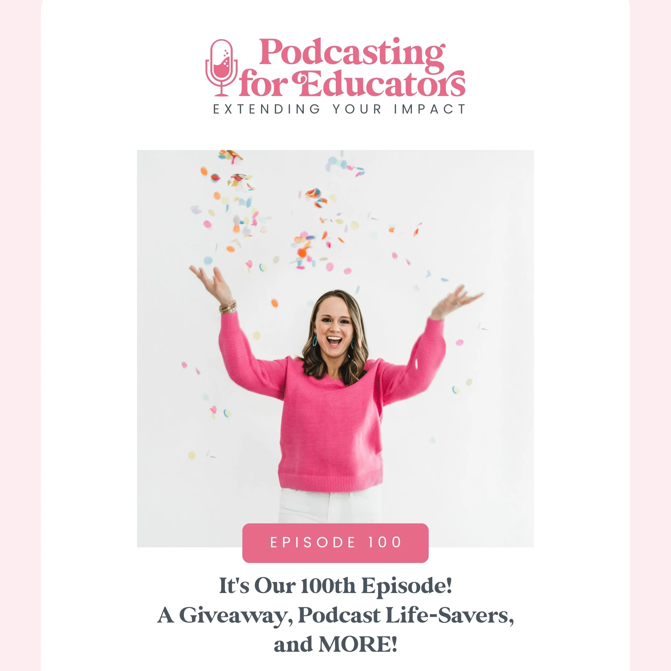 It's Our 100th Episode! A Giveaway, Podcast Life-Savers, and MORE! [Ep. 100]
