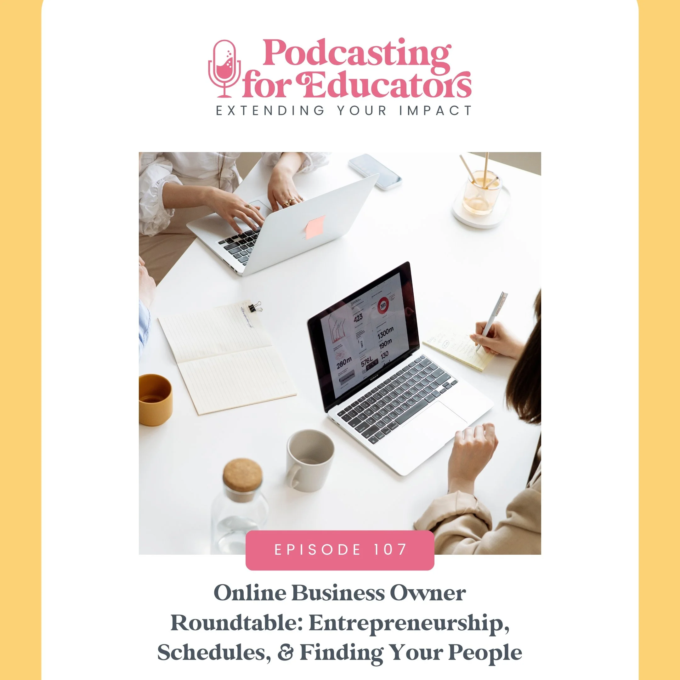 Online Business Owner Roundtable: Entrepreneurship, Schedules, &amp; Finding Your People [Ep. 107]