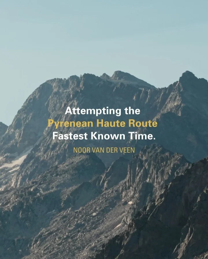 Running high: Noor&rsquo;s FKT on the Pyrenean Haute Route.

Earlier this summer I had the pleasure of joining up with Rab Athlete @noor.vanderveen in her home town in Holland to film her preparation &amp; training for her FKT attempt on the Pyrenean