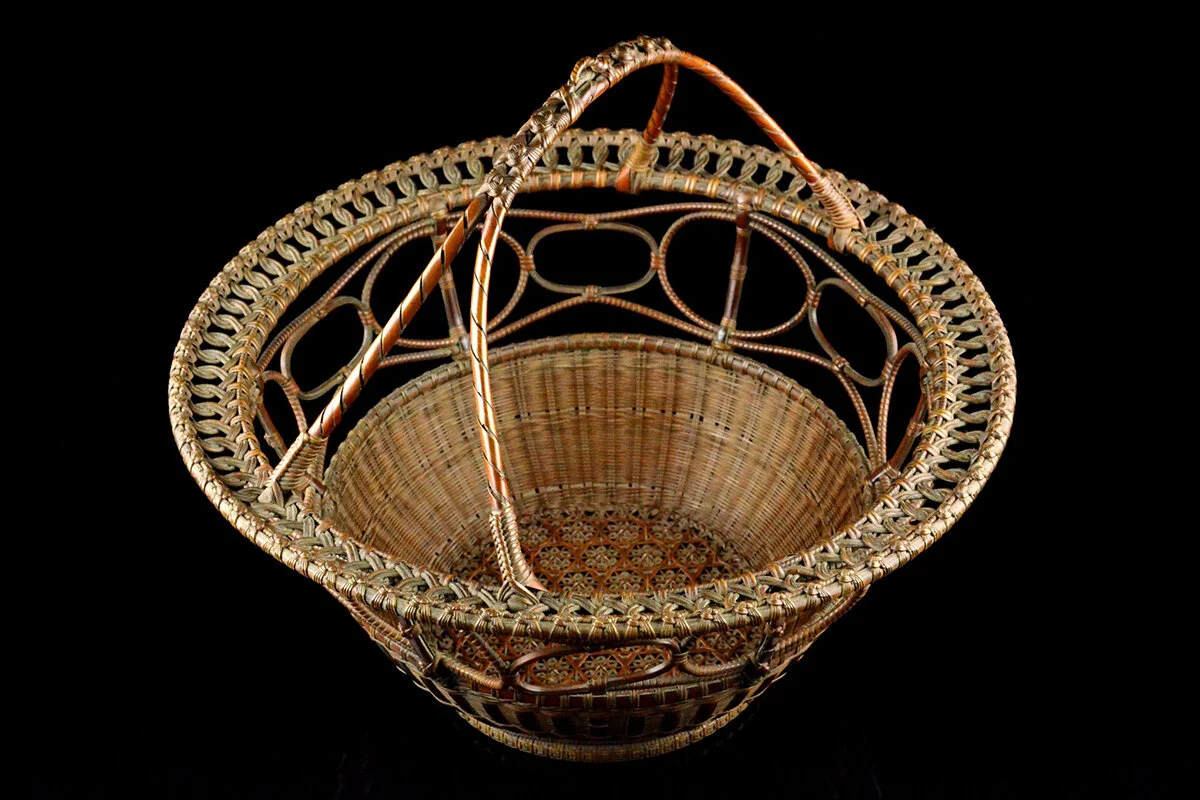 Tanabe Chikuunsai I, Hanging Flower Basket in the Style of