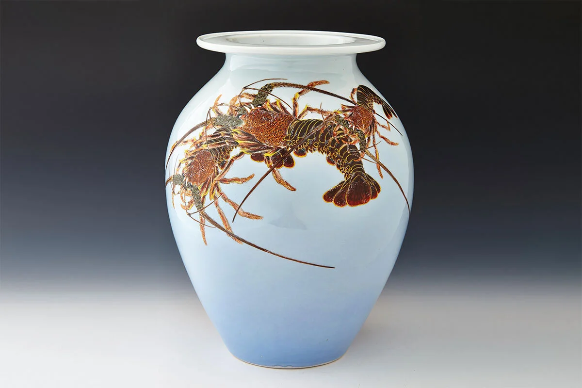 Porcelain Vase by Makuzu Kozan II — KAGEDO JAPANESE ART