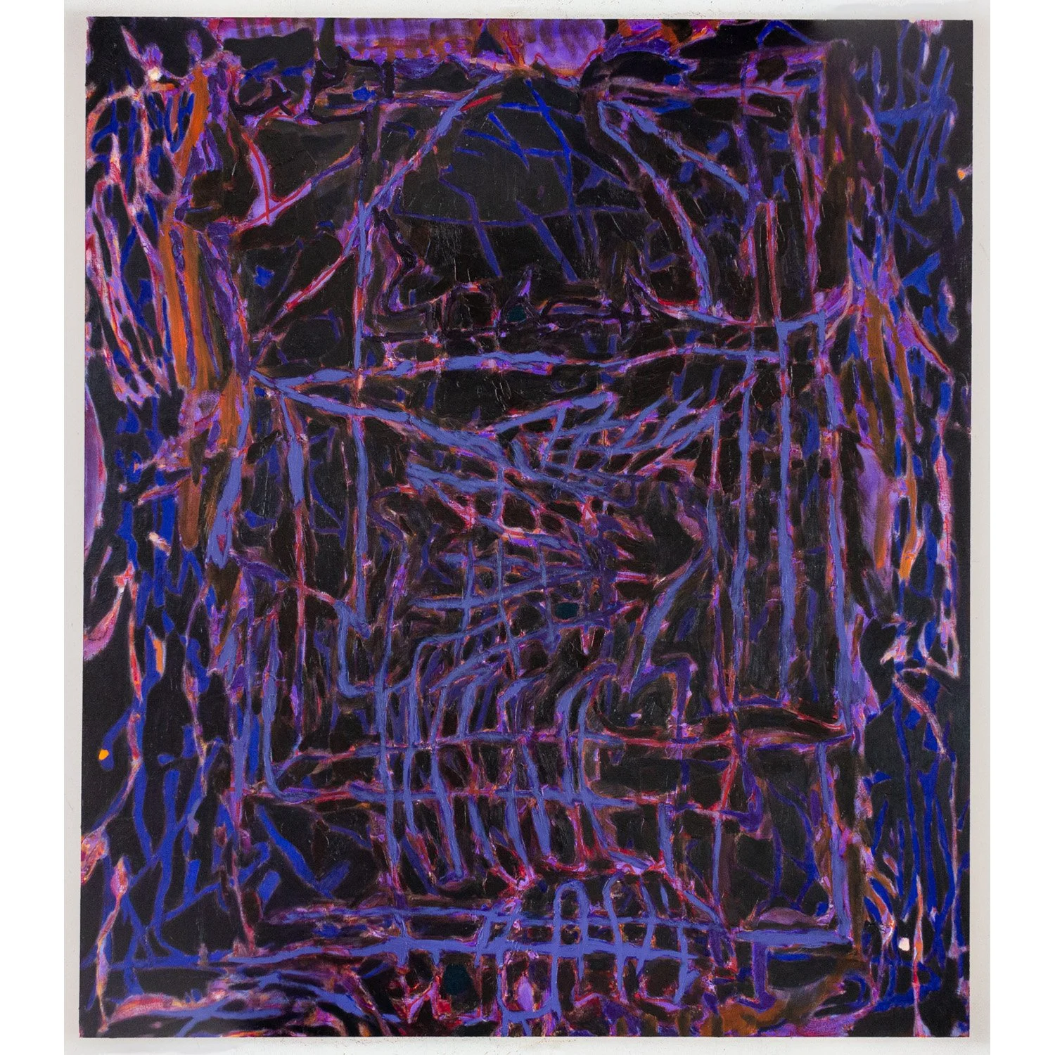 Inching toward the great filter IV 
69″ x 79″ 
Oil on canvas 
2022