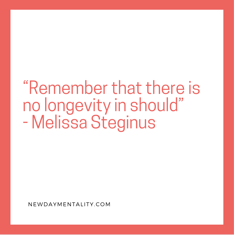 Breaking Down the “Shoulds”