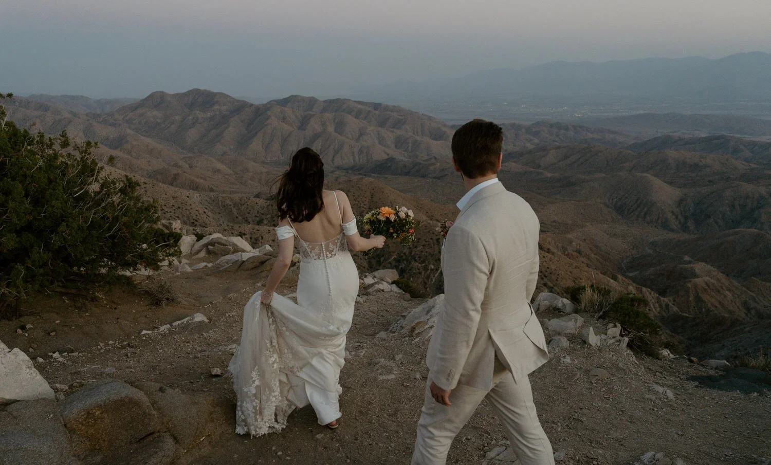 Joshua Tree Sunset Elopement in the Desert