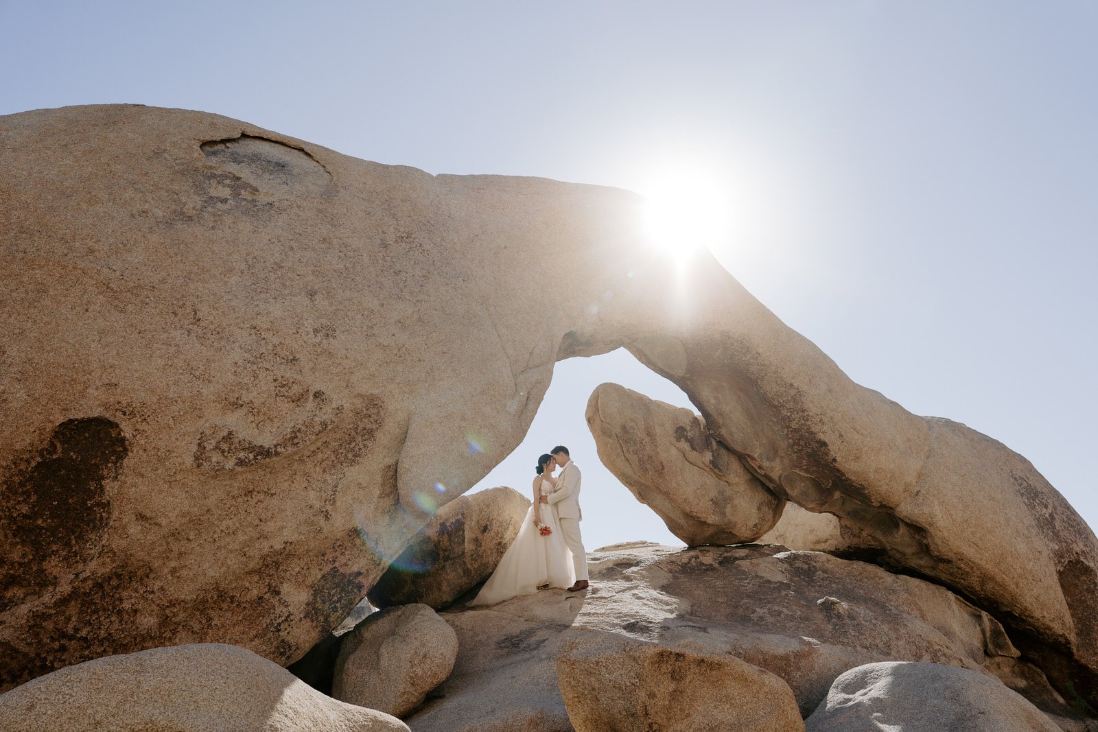 Sunrise Elopement in Joshua Tree National Park